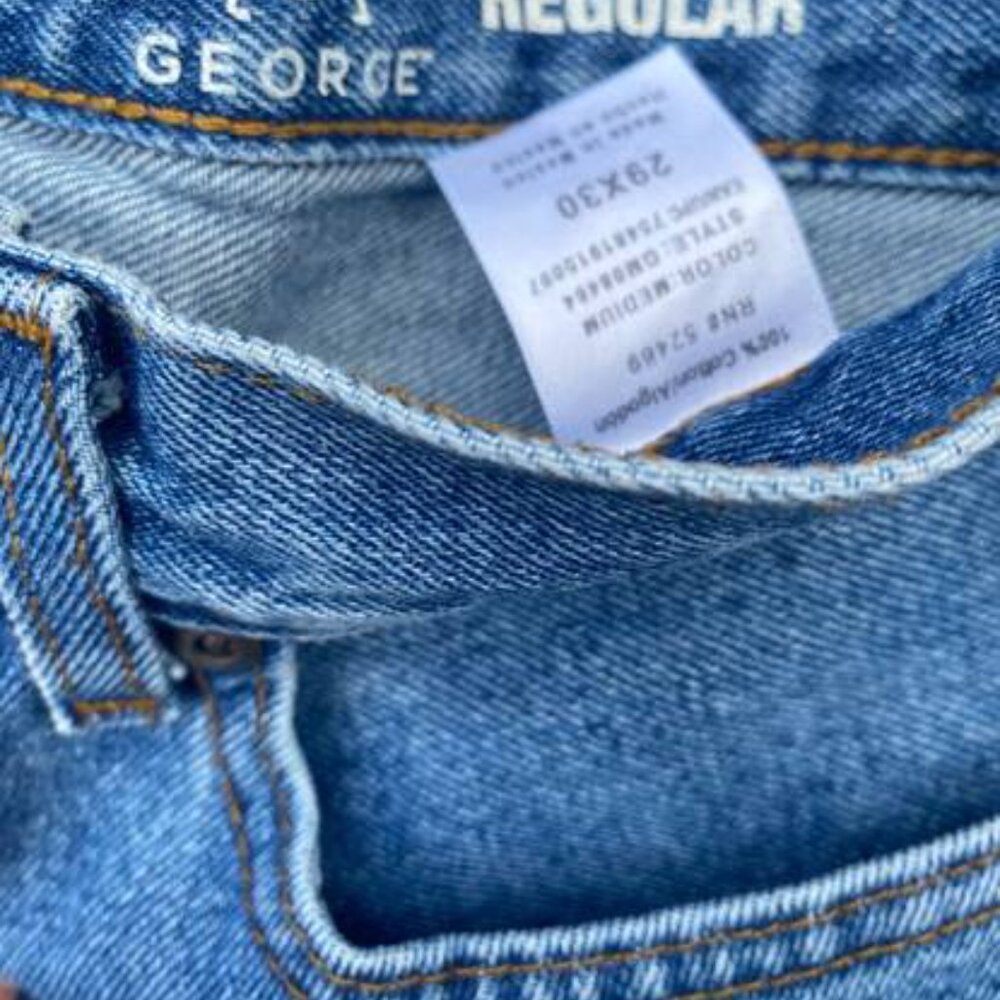 Vintage George Denim Mid-Rise Jeans - Picture 3 of 3